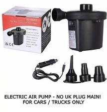 Lightweight Portable Air Pump Inflatables 3 Nozzles Paddling Pool Inflator Pump