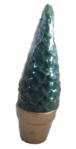 Green christmas tree shaped - green,