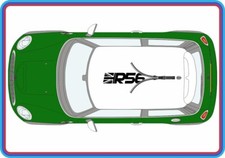 MINI R56 UNION JACK ZIP ROOF GRAPHICS STICKERS DECALS ONE COOPER S