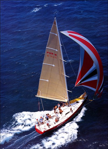1998 vintage sailing print - sailing,