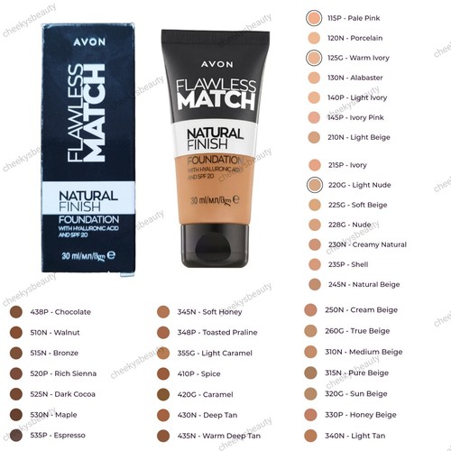 Avon flawless match natural - avon,