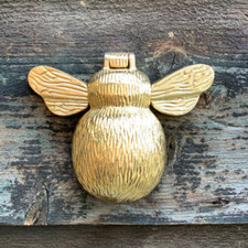 Solid Brass Bumble Bee Door