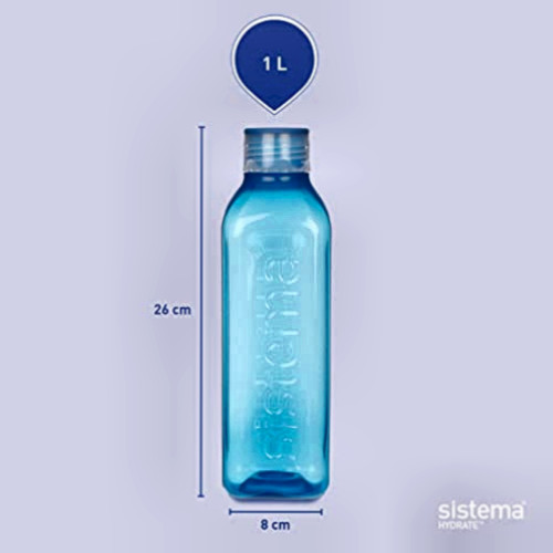Sistema square water bottles - square,