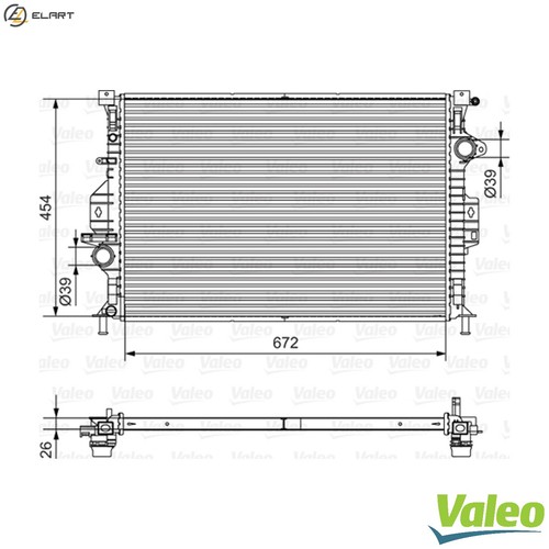 Radiator engine cooling 701536 - cooling,