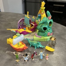 Super Rare Bluebird Disney Polly Pocket 1997 Peter Pan Playset 100% complete 