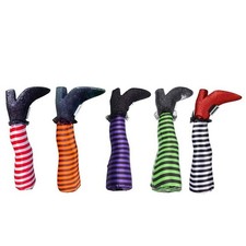 1PCS Halloween Evil Witch Legs Prosthetic Ornament Outdoor Yard Party Decor Prop