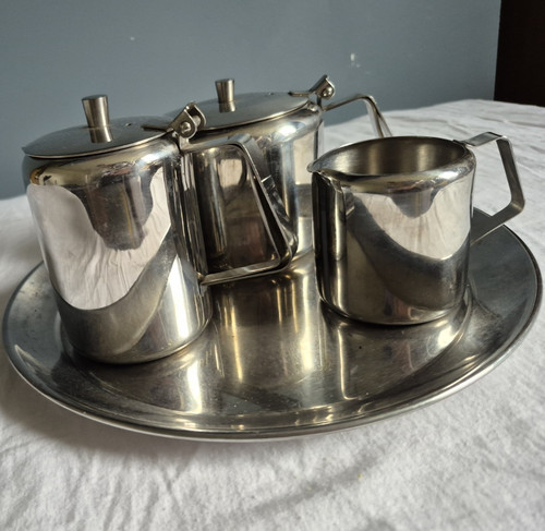 Stainless steel tea coffee - steel, set
