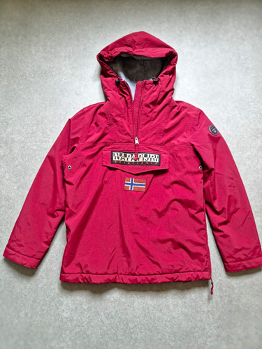Napapijri men red hooded - napapijri,