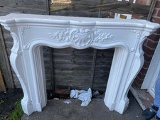 Marble Fireplace Surround and Floor Plinth