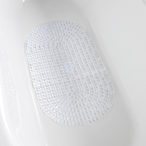 Diamante oval bath - bath, mat