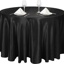 Round Satin Tablecloth