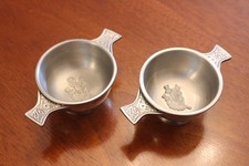 Scottish Quaich x2 with