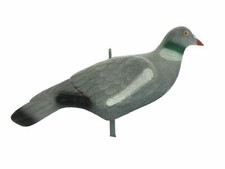 Flocked pigeon decoy - pigeon,