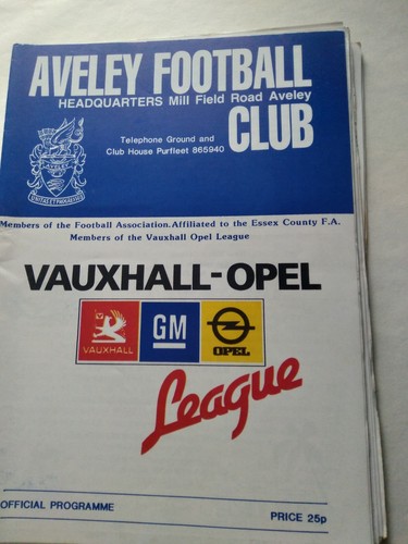 Aveley uxbridge 1985 85 - , 1985/85
