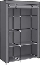 Fabric Wardrobe, Clothes Storage Organiser, 6 Shelves