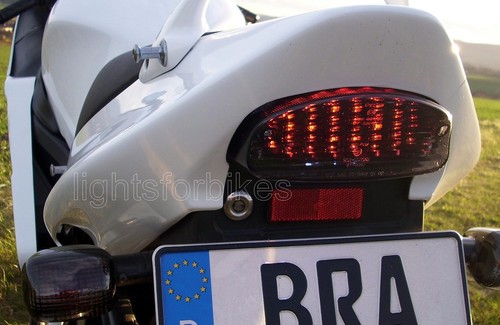 Smoked led tail light - smoked,