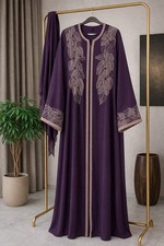 Purple Plum Abaya Set