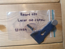 Vintage Record 078 Rebate Plane Lever Cap Woodworking Old Hand Tools Carpentry