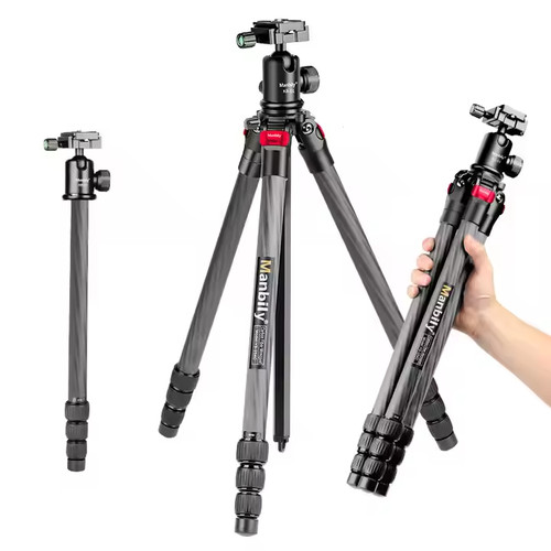 Manbily carbon fiber tripod - carbon,