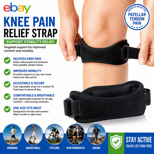 Knee patella tendon strap - tendon,