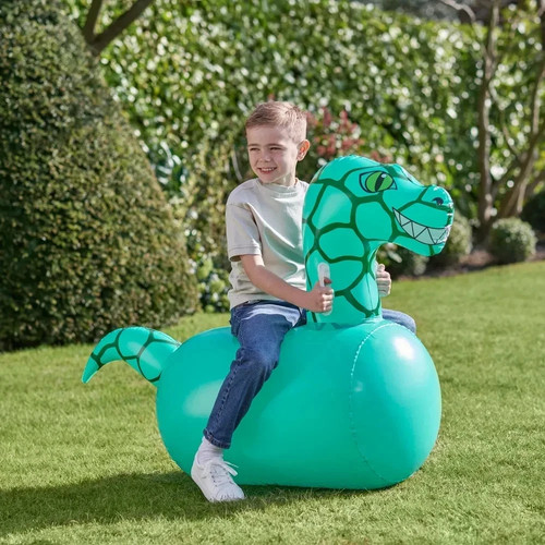 Inflatable dinosaur hopper - dinosaur,