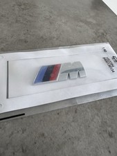 BMW Chrome M Sport Rear Boot Badge Sticker 5.5cm X 2cm UK Seller NEW SEALED?