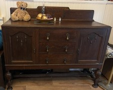 Vintage Oak Sideboard 3