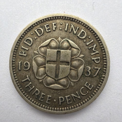 1937 three pence - vi, 0.5