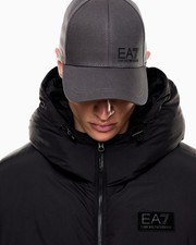 Unisex EA7 Emporio Armani 7X000005 Train Core Cotton Baseball Cap - Grey
