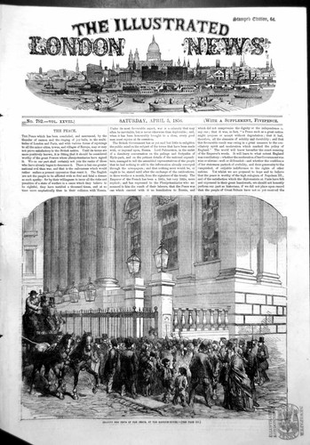 Old antique print reading news - reading,