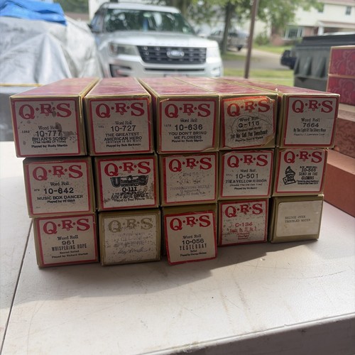 Lot vintage qrs - vintage, piano