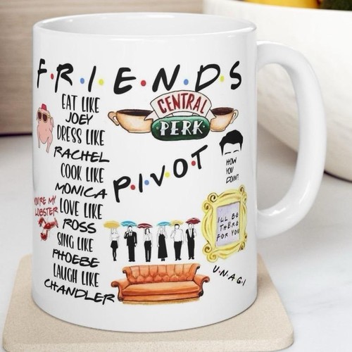 Friends fan gift - friends, ceramic