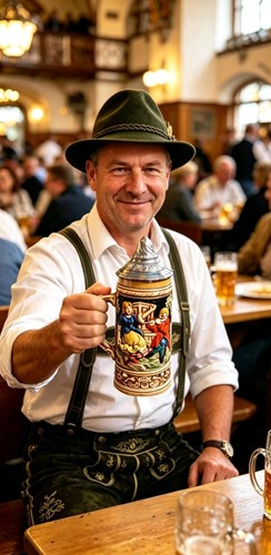 Vintage musical german beer - vintage,