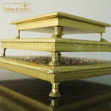 Peacock Meenakari Pooja Chowki