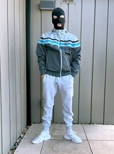 McKenzie K74 Hooded Windbreaker Jacket • Size Small • Grey • Tracksuit Top