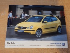 GENUINE VOLKSWAGEN UK Press Photo - VW POLO 3-DR  October 2002 (OY52 OAG)