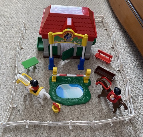 Vintage playmobil stable yard - vintage,