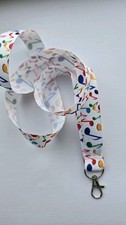 coloured music notes lanyard ID holder ribbon accessories sound Signes teacher 