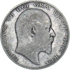 1905 Halfcrown - Edward VII British Silver Coin