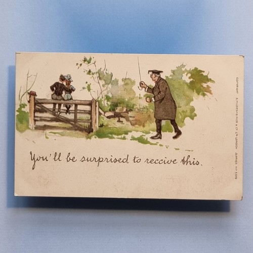 Comic postcard c1910 - comic,