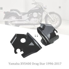 Fork Frame Neck Cover For Yamaha XVS400 XVS650 Drag Star V-Star 650 97-03 Black