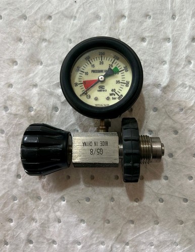 Cylinder pressure test meter - cylinder,
