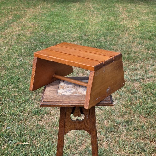 Vintage wooden step stool - vintage,