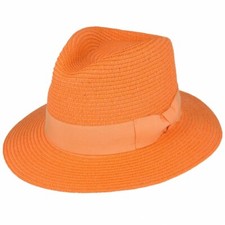 Straw Summer Panama Fedora Hat