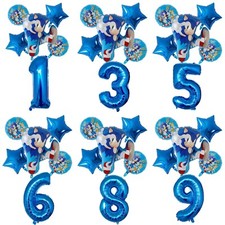 6pcs Sonic The Hedgehog Foil