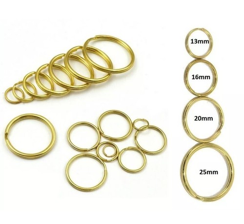 Steel split key rings - split,