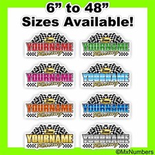 Team Name Racing Trailer Decal