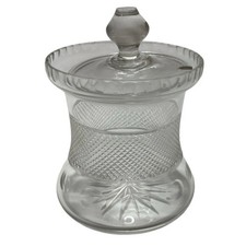 Vintage Glass Small Sugar Bowl