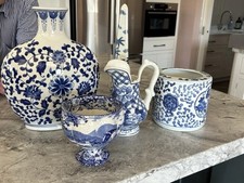 Selection Of Blue And White