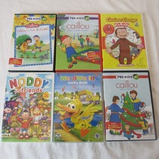 Lot of 6 DVD's Caillou Noddy